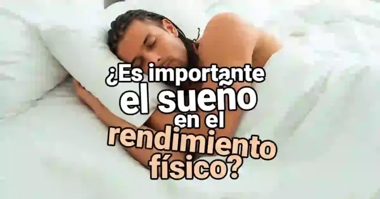 BIENESTAR FITNESS 3 El sueño en el rendimiento físico es importante para que tu cuerpo haga reparaciones que son imposibles hacer despierto.