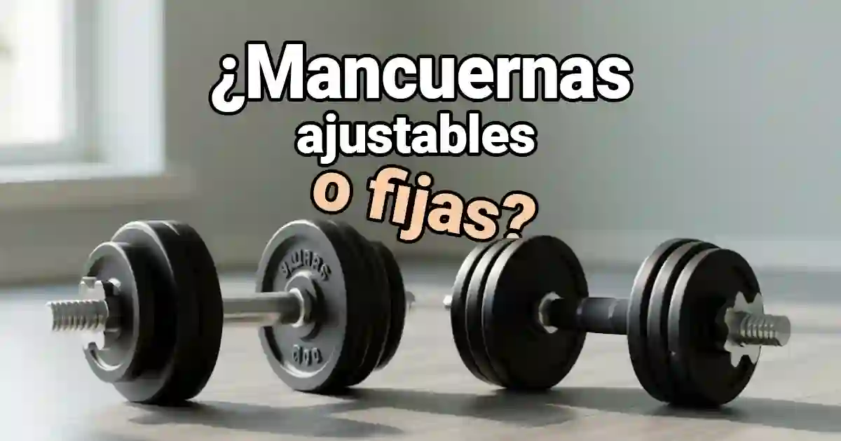 Decidir entre mancuernas ajustables o fijas puede marcar la diferencia entre un entrenamiento eficaz y uno frustrante…